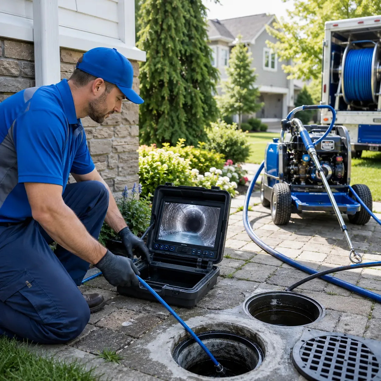 Outdoor drain cleaning professionals serving Endeavor, WI